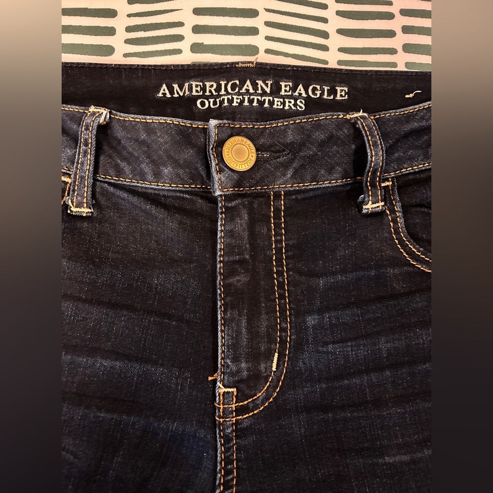 American Eagle Outfitters Denim After Dark – Size 12 Jegging Super Stretch - Picture 4 of 5